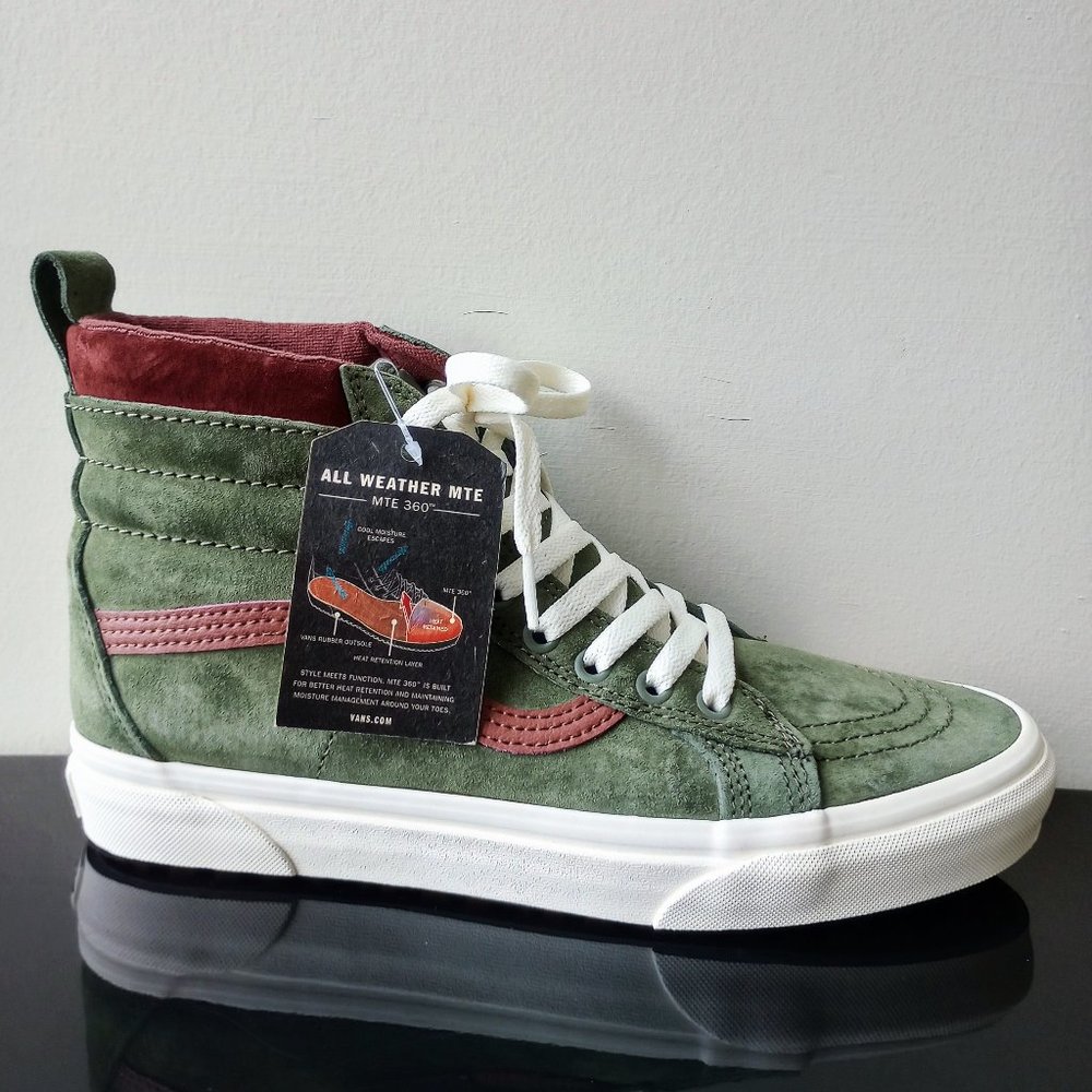 Vans Men's Sk8-Hi MTE High Top Suede Sneaker in Cool & Unique Color
